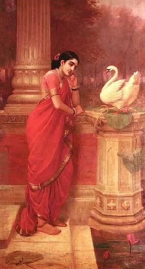 Raja Ravi Varma Hamsa Damayanti